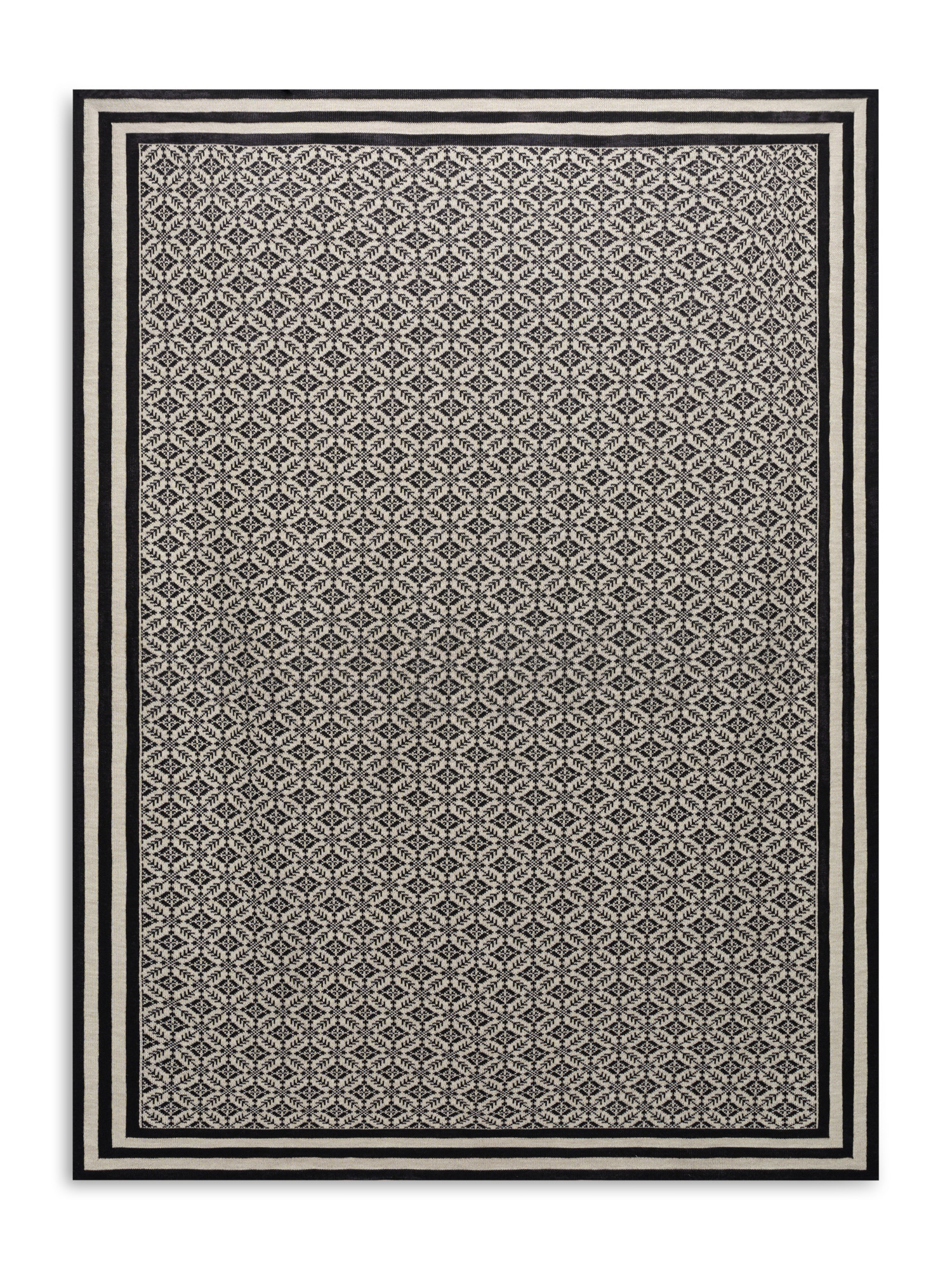 Frogner Merino Wool Blanket Black Sand
