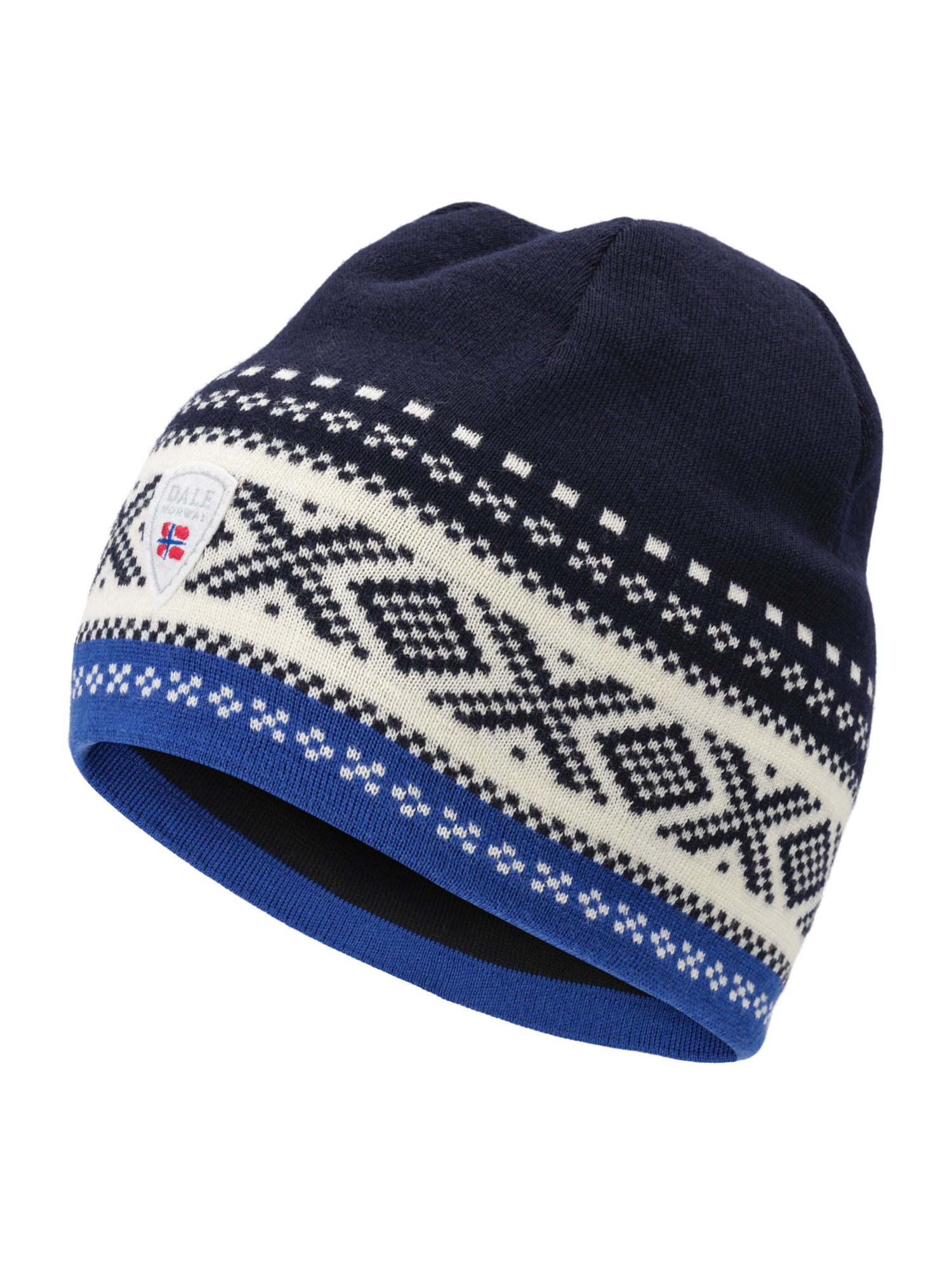 Dystingen unisex merino wool hat Navy Offwhite Ultramarine