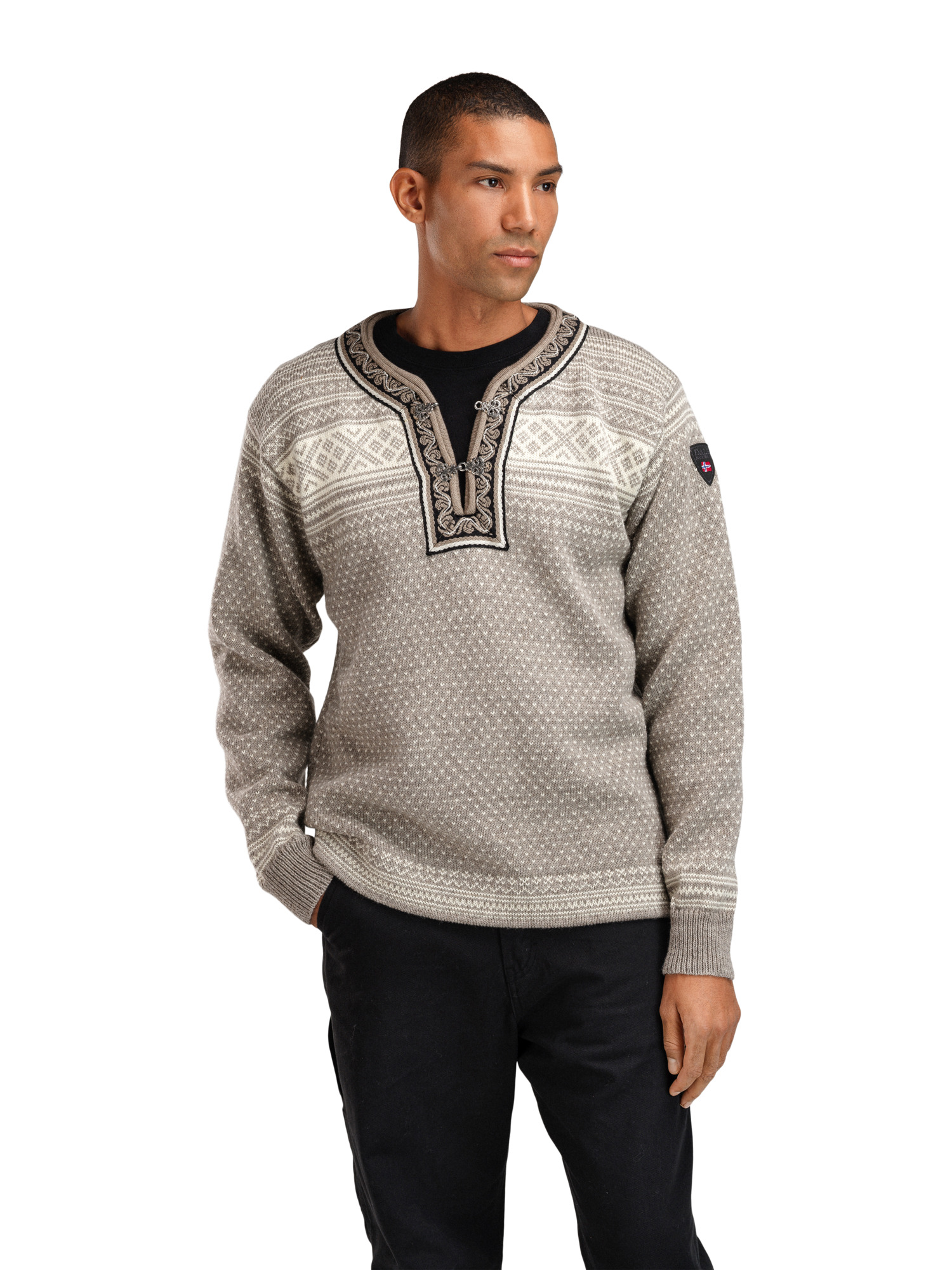 Setesdal Lusekofte Sweater - Norwegian Wool Vanillasugar Naturalwhite